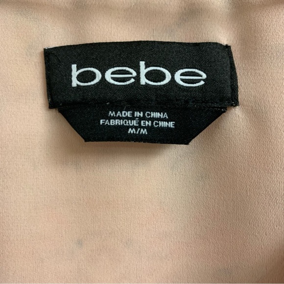 Vintage Y2K Bebe Boho Floral Shirt with Flared Bell Sleeves and lace pattern - Picture 3 of 5